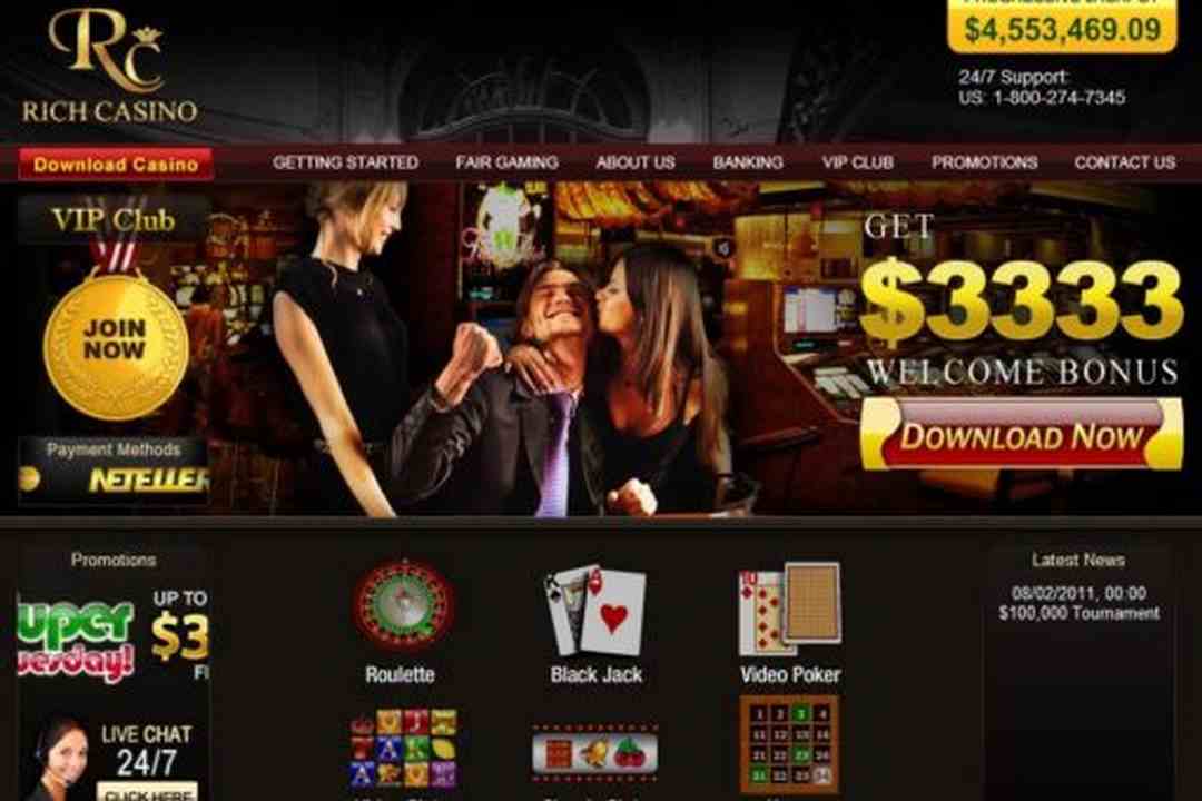 Tìm hiểu về nhà cái trực tuyến Rich Casino